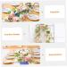 Zerodeko 4pcs Rose Vine Skull Stickers for Nails Flower Garland Fake Flower Vine Cream Containers with Lids Flower Wall Decor Artificial Rose Dining Silk Flower Artificial Flower Pipeline - Buy Online on GoSupps.com