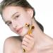 3-IN-1 Electric Jade Roller & 3D Facial Massager - Gold | Best International Shipping - Buy Online on GoSupps.com