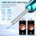 Ear Wax Removal Tool with Camera & Light - 8 Pcs Cleaner Kit for iPhone, iPad, Android - White - Buy Online on GoSupps.com