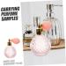 Didiseaon Empty Spray Bottle Crystal Perfume 100ml Perfume Bottle Spray Perfume Bottle Refillable Perfume Bottle Clear Crystal Makeup Container Travel Pink Pineapple Flash Glass - Buy Online on GoSupps.com