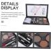 NOLITOY 8 Sets Eyebrow Powder Set Flash Suit Multifunctional Cosmetic Accessory Eyebrow Stickers Brush - Buy Online on GoSupps.com
