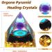 Buy Xiannvxi 2.4 Big Amethyst & Obsidian Crystals Pyramid - Natural Healing Stones & Reiki Gifts for Men & Women - International Shipping - Buy Online on GoSupps.com