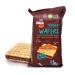 SUPER FUDGiO SUPER FUDGiO Organic Waffles with Cocoa Hazelnut Cream | Sweetened with Dates Instead of Sugar | Palm Oil Free | Vegan Snack 4 x 30g (120g (1 Pack)