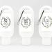 Personalized Sunscreen with Carabiner SPF 30 Custom Sunscreen for Wedding Favors Garden Wedding Botanical Wedding Bridal Shower Favors Bachelorette Gift (Set of 12)
