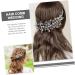 Ipetboom Bride Hair Accessories Piece decorate pearl hair casual vintage sweet crystal accessories Miss comb flowers rhinestones hair accessories headband hair comb hairpin headgear - Buy Online on GoSupps.com