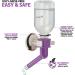 Poodle Pet Crate Water Bottle | Gravity Hydration Fountain & Dispenser for Dogs, Cats, Hamsters, Rabbits & Small Animals | Cage/Kennel Water Feeder with Spigot Spout - Buy Online on GoSupps.com