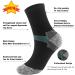 Iseasoo Compression Socks for Women & Men - Plantar Fasciitis Support Crew Socks - Athletic Running - 4 Pack - Large/X-Large - Black - Buy Online on GoSupps.com
