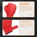 Unisex Boxing Gloves Set for Training & Sparring - 2 Pair Professional Kick Boxing Gloves for Men and Women - Black+Red - Buy Online on GoSupps.com