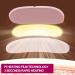 Wireless Electric Heating Pillow for Women - Safe with 3 Massage Modes Adjustable Temperature & Noise-Free Relief - Perfect for Pain Relief in Pink - Buy Online on GoSupps.com