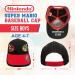 Nintendo Super Mario & Luigi Black Cotton Baseball Cap | Boys Size 4-14 - Buy Online on GoSupps.com