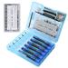 Upgraded Eyeglass Repair Kit, Precision Screwdriver Set with Glasses Screws, Eyeglass Nose Pads, Retainer Strap, Tweezer for Eyeglass, Sunglass, Spectacles, Electronic Repair