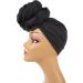 YOUR SMILE Long Stretch Turban Head Wrap for Black Women - Large Jersey Scarf for Braids & Dreadlocks - Buy Online on GoSupps.com