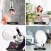 AUIAU 15x Magnifying Handheld Mirror with Handle | Double Sided Portable Travel Makeup Mirror - White - Buy Online on GoSupps.com