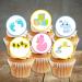 PRECUT Baby Shower Cupcake Toppers Gender Reveal Edible Mini Cake Decorations Edible Baby Shower Decorations Baby Boy Cupcake Toppers Baby Girl Cake Decoration Baby Shower Cake Toppers (24) - Buy Online on GoSupps.com