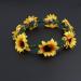 Frcolor Sunflower Headband Floral Flower Crown Hair Band Hair Wreath Headpiece (Garland) - Buy Online on GoSupps.com