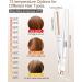 CkeyiN 2 in 1 Hair Straightener and Curler - Ceramic Plates Flat Iron for Long Short Thick Hair - Buy Online on GoSupps.com