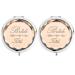 2 Pack Bachelorette Party Gifts for Bride 2 Bride Tribe Mirror Crystal Pocket Compact Makeup Mirror Wedding Bridesmaid Gifts-Mirror for Bridal Party Bridesmaid Proposal Gifts (champagne)