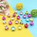 Mini Glitter Flower Claw Hair Clips - 100PCS Assorted Colors for Women & Girls - Buy Online on GoSupps.com