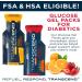 Transcend Glucose Gel Packs - Strawberry & Orange 50 Pack - FSA/HSA Eligible - Made in USA - 15g Dose - Diabetic Blood Sugar Support - Buy Online on GoSupps.com