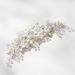 SWEETV Rhinestone Bride Wedding Hair Comb with Pearl Bridal Hair Piece - Handmade Crystal Hair Clip for Women and Girls in Silver - Buy Online on GoSupps.com
