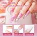  SUPWEE Solid 3D Gel Nail Extension Kit with Chrome Powder - Pearly Pink White - Self-Adhesive Sculpting - For DIY 3D Nail Art - Home Use - 14g - Buy Online on GoSupps.com