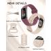 Shop Toyouths 3-Piece Dandelion Flower Silicone Bracelet for Fitbit Charge 6 & 5 - Cute Soft Sports Accessories in Polar Star Milk Tea & Smoke Violet - Buy Online on GoSupps.com