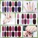 Buy WOKOTO 16 Sheets Solid Gel Nail Wraps | Self-Adhesive Nail Polish Stickers for Long-Lasting Nail Art International Shipping Available - Buy Online on GoSupps.com