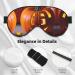 Fall Pumpkin Print Ultra-Soft Eye Mask - Light-Blocking for Comfortable Restful Sleep | International Shipping Available - Buy Online on GoSupps.com