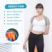 KD Thermally Conductive Graphene Shoulder Support Brace for Men/Women - Relieves Rotator Cuff Injuries & Tendonitis, Arthritis Pain Relief - Large Size - Buy Online on GoSupps.com