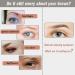 Yomagine 6D Hair-like Eyebrow Tattoo Stickers - 8 Sheets | Long Lasting Waterproof Transfer Stickers - Red Brown 2 - Buy Online on GoSupps.com