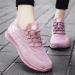 Women's Lace Sneakers - Stylish White & Pink Slip-On Shoes for Spring | Sizes 35-40 - Buy Online on GoSupps.com