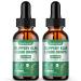 2 Packs 1500MG Slippery Elm Liquid Tincture Organic Slippery Elm Extract (Ulmus Rubra) Dried Bark Herbal Supplement - Digestive & Immune Support Vegan Alcohol & Sugar Free - 4 Fl.Oz. 1 Fl Oz (Pack of 2)