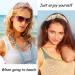 Tobatoba 4Pcs Rattan Raffia Headband Set for Women - Summer Beach Hair Accessories - Buy Online on GoSupps.com