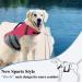 Vivaglory Sportstil Fluid Dog Life Jacket - Adjustable Durable Safe Buoyancy for Large Dogs (Neon Pink L: 66-79 cm) - Buy Online on GoSupps.com