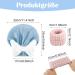 Yamitora Hair Turban | 2-Pack Microfiber Hair Dryer Towels & 4 Wrist Washbear | Quick-Drying for All Hair Types - Perfect for Long & Curly Hair - Buy Online on GoSupps.com