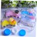 Solustrie Compact Contact Lens Container | Small Plastic Holder & Remover Tool | Makeup Mirror Case Storage Box for Easy Travel - Buy Online on GoSupps.com