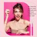 Lallisa 100 Micro Eyebrow Brush with Cap - Brow Lamination & Eyelash Extensions Tool (Pink) - Buy Online on GoSupps.com