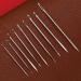 Mayboos Wooden Needle Case with Leather Stitching Needles - Sewing Needle Storage for Hand Crafts & Knitting - Buy Online on GoSupps.com