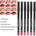 6pcs Long Lasting Lip Liner Set 02 | Waterproof Matte Lip Pencil Cosmetics for Women and Girls - Buy Online on GoSupps.com