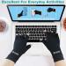 Compression Gloves for Women and Men - Copper Arthritis Gloves for Hand Pain Relief - Open Finger Design - Black Small (2 Pair) - Buy Online on GoSupps.com