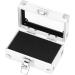Nail Drill Bits Container Nail Drill Bits Holder Dustproof Multi-hole Transparent Flip Cover Locking Design for Salon (Silver) - Buy Online on GoSupps.com
