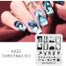 Christmas Snow Elk Nail Art Stamping Plate - Nature Series (CH013) - Buy Online on GoSupps.com
