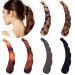 6 Pieces Large Banana Hair Clips for Women Ponytail Holder Banana Clips for Fine Thick Hair 6 Multi Colors C