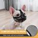 Adjustable French Bulldog Muzzle - Breathable Mesh Anti-Biting and Chewing - M Black - Buy Online on GoSupps.com
