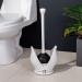 Hideaway Toilet Plunger with Caddy - Heavy Duty Bathroom Plunger Set - Buy Online on GoSupps.com
