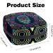 Totenkopf-Boho Storage Bag for Women's Essentials | Large Menstrual Cup & Periodic Inserts Pocket | Multi-Colored Tampon Panty Liner & Bandage Organizer - Buy Online on GoSupps.com