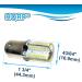 HQRP 110V LED Light Bulb Warm White Compatible with Singer 755/756 / 758/770 / 774/775 / 776/778 / 900/1022 Sewing Machine 1 Warm White - Buy Online on GoSupps.com