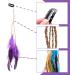 4Pcs Boho Feather Hair Clips for Women - Festival Hair Accessories with Beads and Peacock Design - Buy Online on GoSupps.com