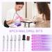 ALLE S Compact USB Powered Electric Nail Drill Kit - 20000 RPM, 6 Bits, 106 Sanding Bands, Purple - Buy Online on GoSupps.com