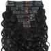 Hair Extensions 8-26 Inches Kinky Curly Clip In Hair Extension 120g/Set Double Weft Full Head Human Hair Extension Brazilian Remy Human Hair for Women 8pieces Hairpieces (Size : 10inches 1PC Color 10inches 1PC 120g/Set - Buy Online on GoSupps.com